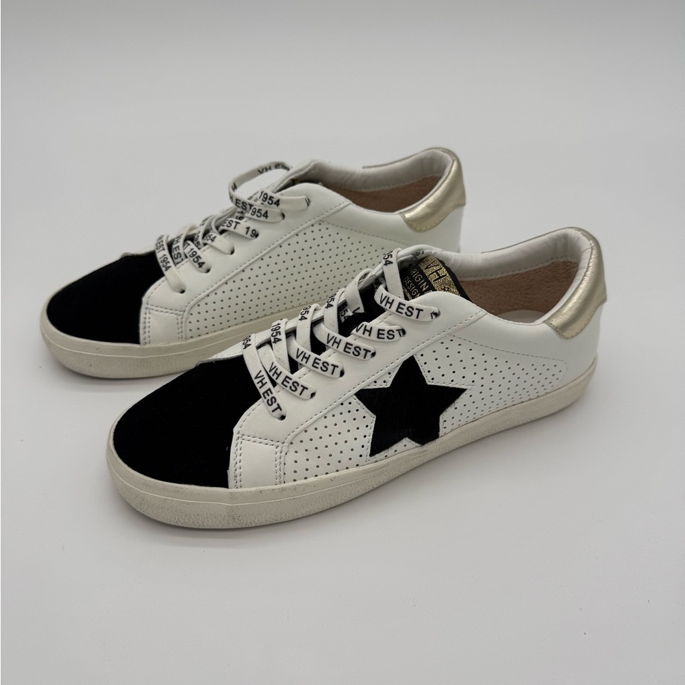 Vintage Havana Gadol Black and White Sneakers